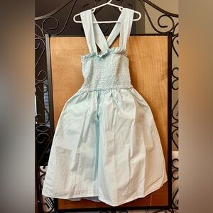 Light Blue Smocked Dress